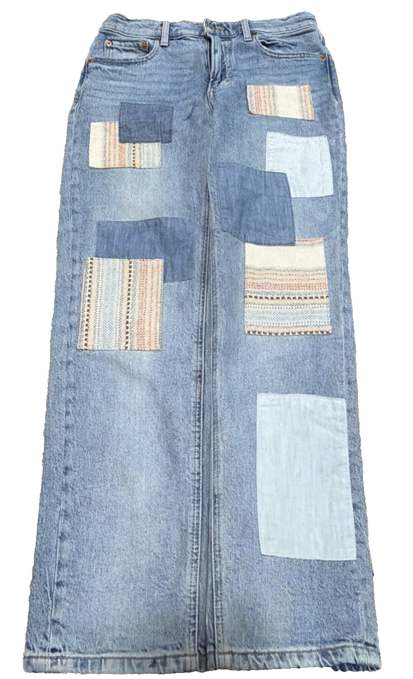 Lucky Brand Lucky Legend Patchwork Jeans 2/26R Relaxed Straight